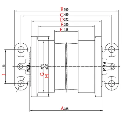 PC1250 Опорный каток