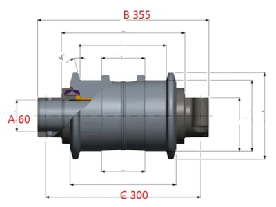  Поддерживающий каток для экскаватора Komatsu PC3000 
