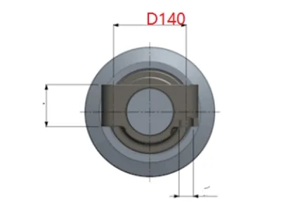  Поддерживающий каток для экскаватора Komatsu PC3000 